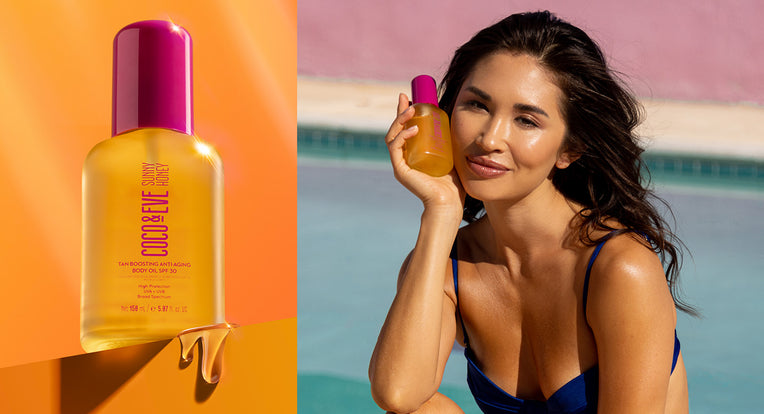 Our Innovative Tan Booster Keeps You Sun-Kissed and Safe!
