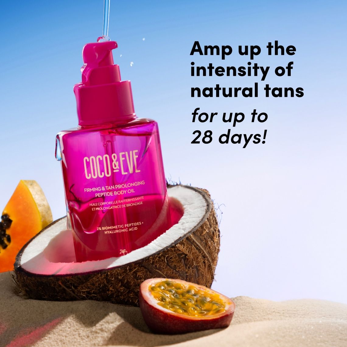 Firming & Tan Prolonging Peptide Body Oil #3